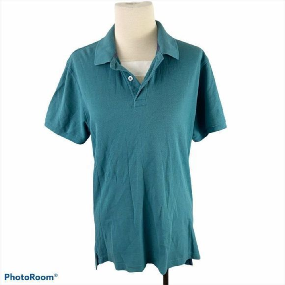 4/$30 🌿 SEARS Teal‎ Polo